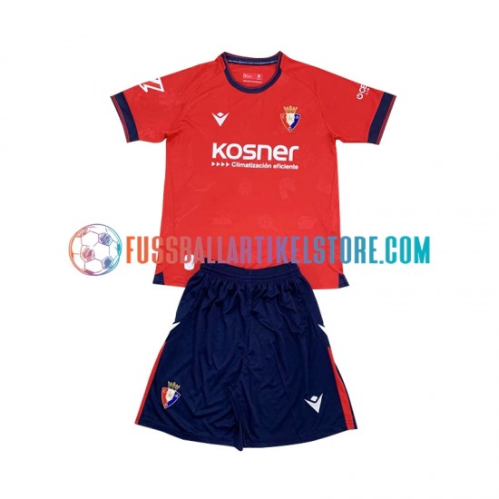 CA Osasuna Heimausrüstung 2024-2025 Kinder Set(Trikot und Hose) S/S