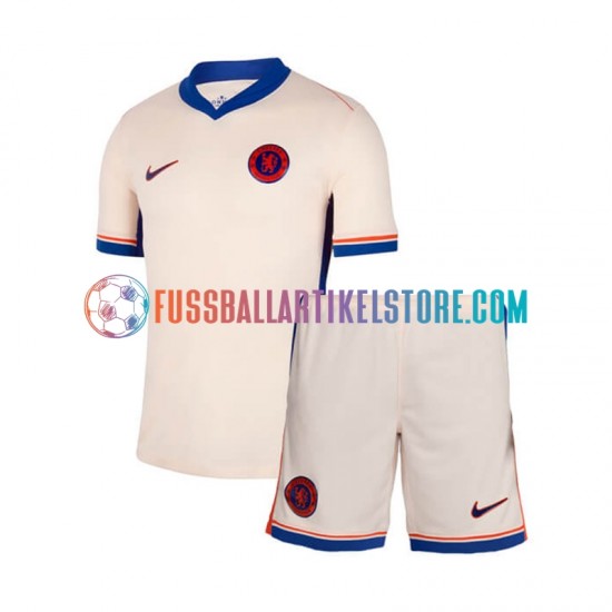 Chelsea Auswärtsausrüstung 2024-2025 Kinder Set(Trikot und Hose) S/S