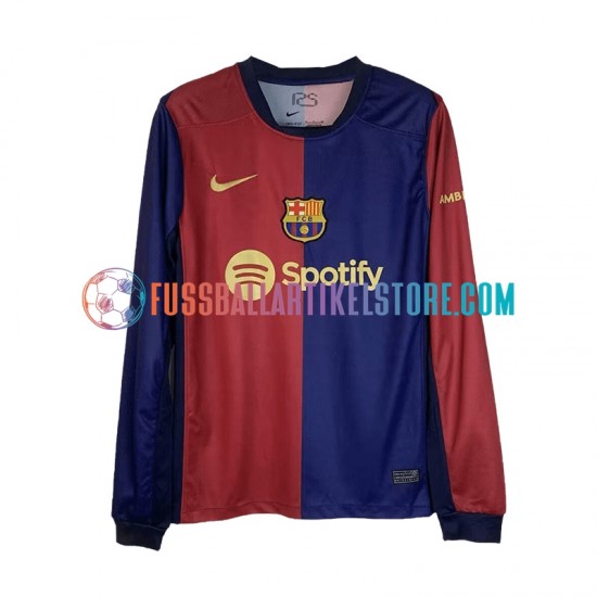 FC Barcelona Heimausrüstung 2024-2025 Herren Trikot L/S