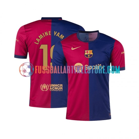 FC Barcelona Heimausrüstung Lamine Yamal 19 2024-2025 Herren Trikot S/S