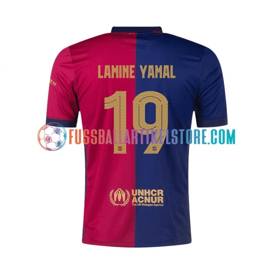 FC Barcelona Heimausrüstung UCL Font Lamine Yamal 19 2024-2025 Herren Trikot S/S