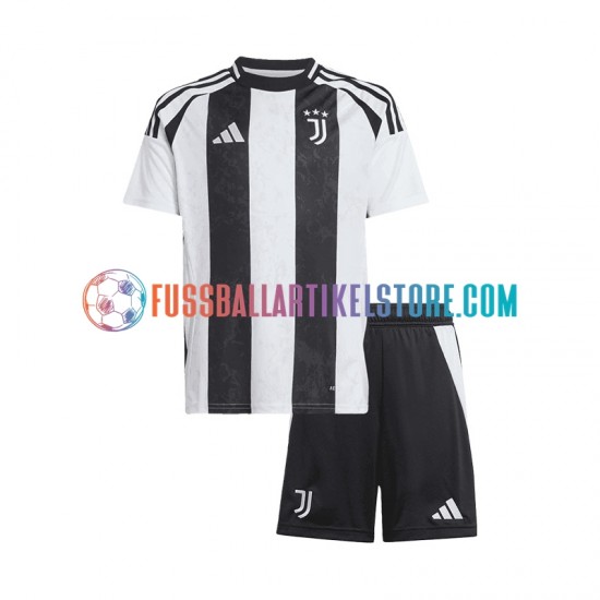 Juventus Turin Heimausrüstung 2024-2025 Kinder Set(Trikot und Hose) S/S