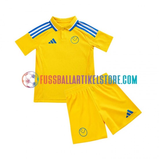 Leeds United Auswärtsausrüstung 2024-2025 Kinder Set(Trikot und Hose) S/S