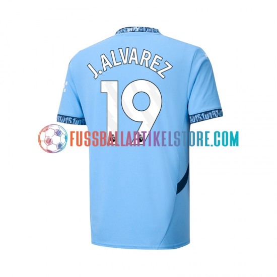 Manchester City Heimausrüstung Julian Alvarez 19 2024-2025 Herren Trikot S/S