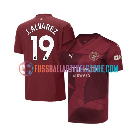 Manchester City Ausweichausrüstung Julian Alvarez 19 2024-2025 Herren Trikot S/S