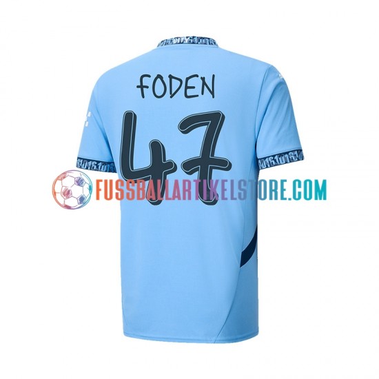 Manchester City Heimausrüstung UCL Font FODEN 47 2024-2025 Herren Trikot S/S