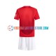 Manchester United Heimausrüstung 2024-2025 Kinder Set(Trikot und Hose) Rot S/S