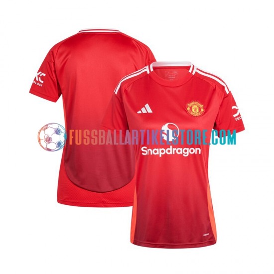 Manchester United Heimausrüstung 2024-2025 Frauen Trikot Rot S/S