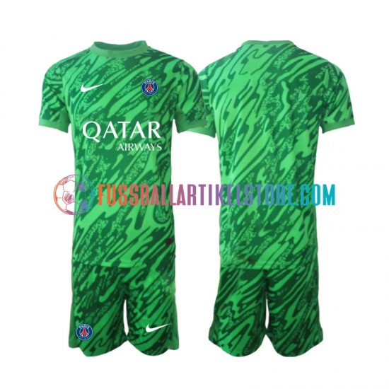 Paris Saint-Germain Auswärtsausrüstung Torwart 2024-2025 Kinder Set(Trikot und Hose) S/S