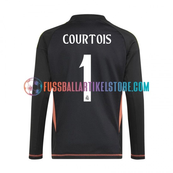 Real Madrid Auswärtsausrüstung Torwart Thibaut Courtois 1 2024-2025 Herren Trikot S/S