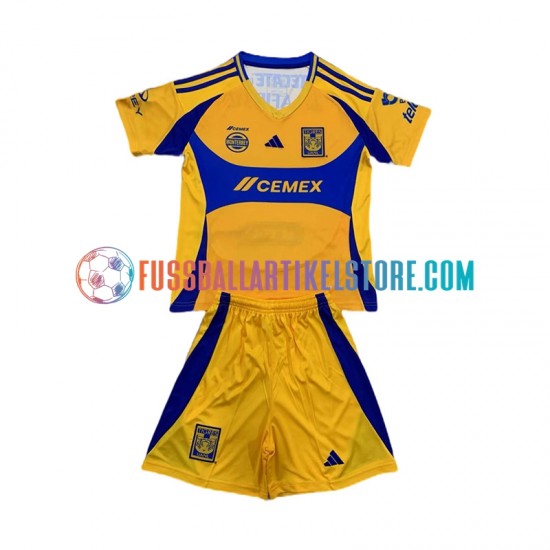 UANL Tigres Heimausrüstung 2024-2025 Kinder Set(Trikot und Hose) S/S