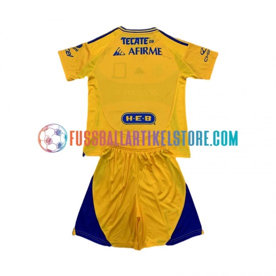 UANL Tigres Heimausrüstung 2024-2025 Kinder Set(Trikot und Hose) S/S