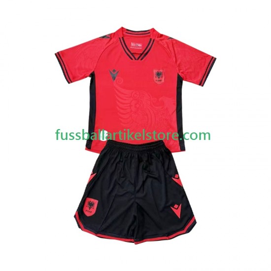 Albanien Heimausrüstung 2026 Kinder Set(Trikot und Hose) S/S