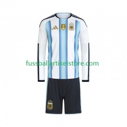 Argentinien Heimausrüstung World Cup 2026 Kinder Set(Trikot und Hose) L/S