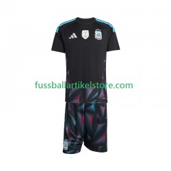 Argentinien Heimausrüstung Torwart World Cup 2026 Kinder Set(Trikot und Hose) S/S