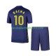 Atlético Madrid Auswärtsausrüstung Alex Baena 10 2025-2026 Kinder Set(Trikot und Hose) S/S