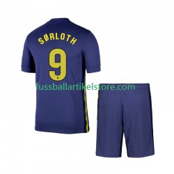 Atlético Madrid Auswärtsausrüstung Alexander Sorloth 9 2025-2026 Kinder Set(Trikot und Hose) S/S