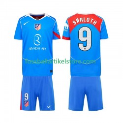 Atlético Madrid Ausweichausrüstung Alexander Sorloth 9 2025-2026 Kinder Set(Trikot und Hose) S/S