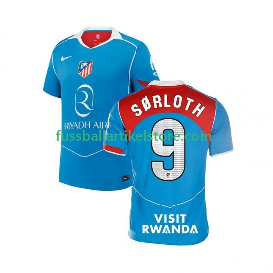 Atlético Madrid Ausweichausrüstung Alexander Sorloth 9 2025-2026 Herren Trikot S/S