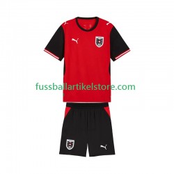 Österreich Heimausrüstung World Cup 2026 Kinder Set(Trikot und Hose) S/S
