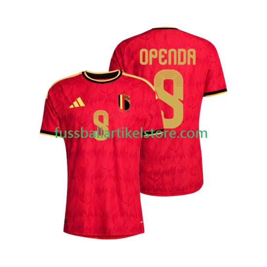 Belgien Heimausrüstung Openda 9 World Cup 2026 Herren Trikot S/S