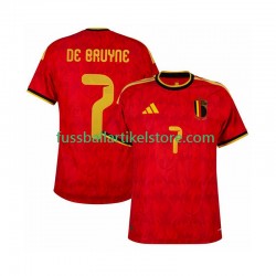 Belgien Heimausrüstung de bruyne 7 World Cup 2026 Herren Trikot S/S