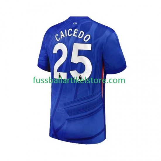 Chelsea Heimausrüstung Moises Caicedo 25 2025-2026 Herren Trikot S/S