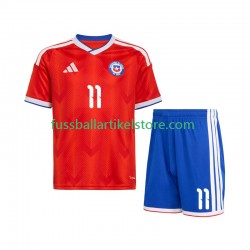 Chile Heimausrüstung Lucas Cepeda 11 2026 Kinder Set(Trikot und Hose) S/S