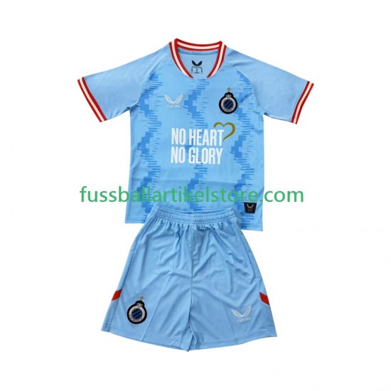 Club Brugge Ausweichausrüstung 2025-2026 Kinder Set(Trikot und Hose) S/S