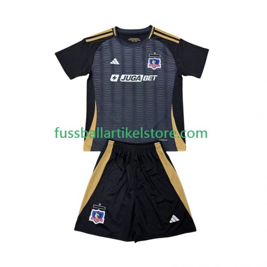 Colo-Colo Auswärtsausrüstung 2025-2026 Kinder Set(Trikot und Hose) S/S