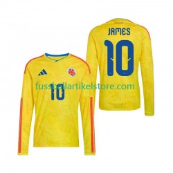 Kolumbien Heimausrüstung James Rodriguez 10 World Cup 2026 Herren Trikot L/S