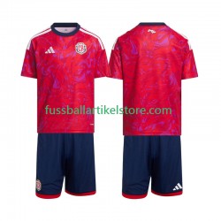 Costa Rica Heimausrüstung 2026 Kinder Set(Trikot und Hose) S/S