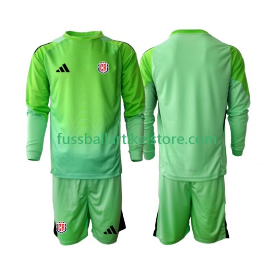 Costa Rica Heimausrüstung Torwart 2025 Kinder Set(Trikot und Hose) L/S