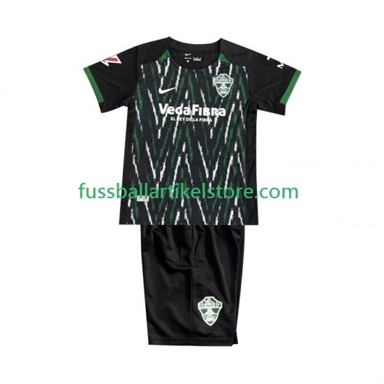 Auswärtsausrüstung Elche CF 2025-2026 Kinder Set(Trikot und Hose) S/S