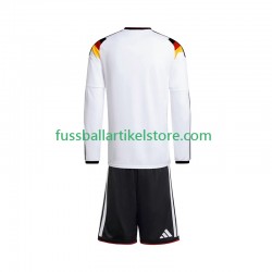 Deutschland Heimausrüstung World Cup 2026 Kinder Set(Trikot und Hose) L/S