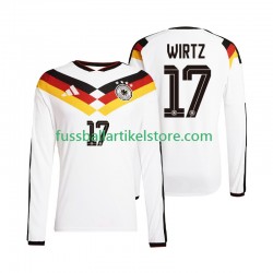 Deutschland Heimausrüstung Florian Wirtz 17 World Cup 2026 Herren Trikot L/S