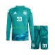 Deutschland Heimausrüstung Torwart Alexander Nubel 33 World Cup 2026 Kinder Set(Trikot und Hose) L/S