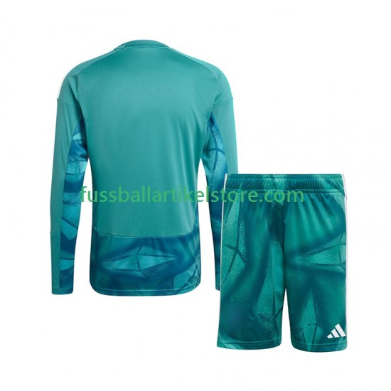 Deutschland Heimausrüstung Torwart World Cup 2026 Kinder Set(Trikot und Hose) L/S