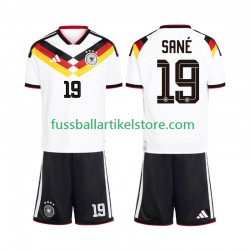 Deutschland Heimausrüstung Leroy Sane 19 World Cup 2026 Kinder Set(Trikot und Hose) S/S