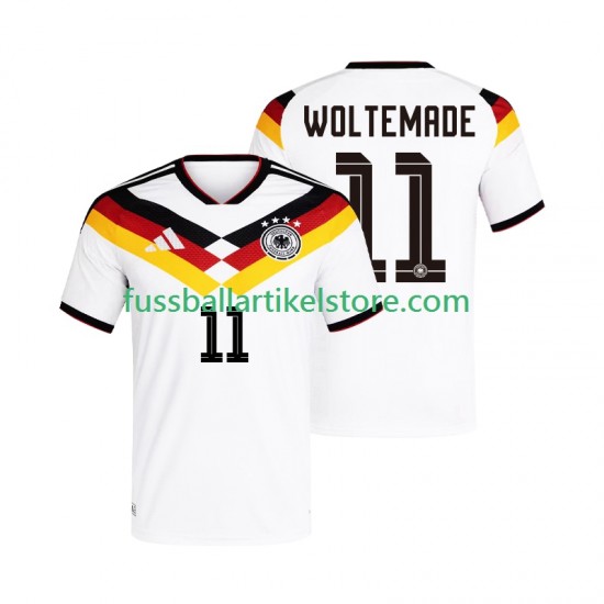 Deutschland Heimausrüstung Woltemade 11 World Cup 2026 Herren Trikot S/S