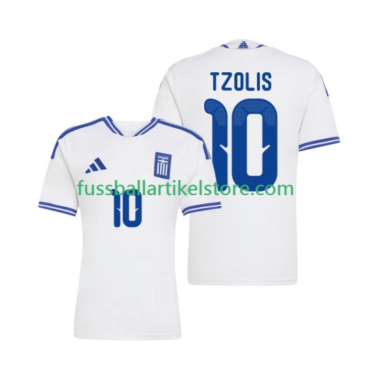 Griechenland Heimausrüstung Christos Tzolis 10 2026 Herren Trikot S/S