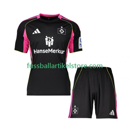 Hamburger SV Ausweichausrüstung 2025-2026 Kinder Set(Trikot und Hose) S/S
