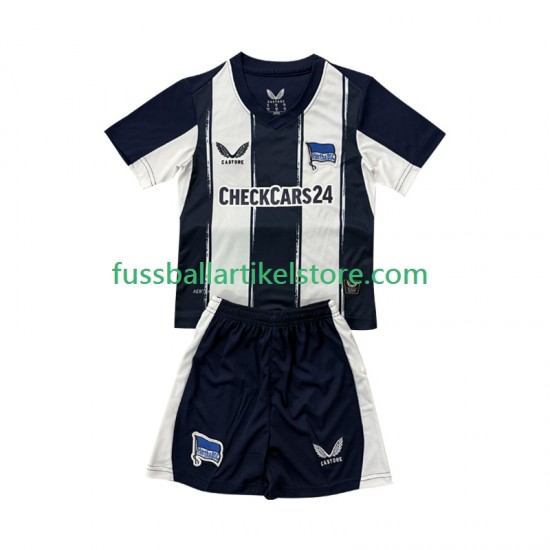 Hertha BSC Heimausrüstung 2025-2026 Kinder Set(Trikot und Hose) S/S