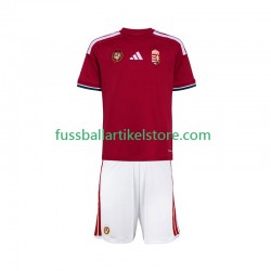 Ungarn Heimausrüstung World Cup 2026 Kinder Set(Trikot und Hose) S/S