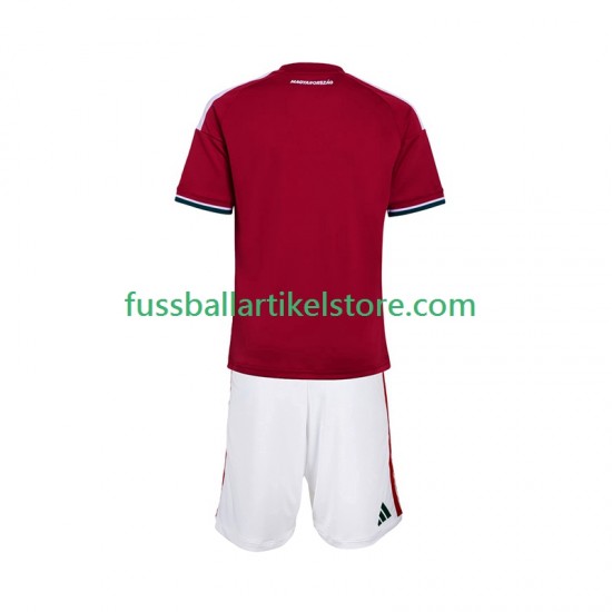 Ungarn Heimausrüstung World Cup 2026 Kinder Set(Trikot und Hose) S/S