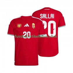 Ungarn Heimausrüstung Sallai 20 World Cup 2026 Herren Trikot S/S