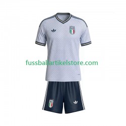Italien Auswärtsausrüstung 2026 Kinder Set(Trikot und Hose) S/S