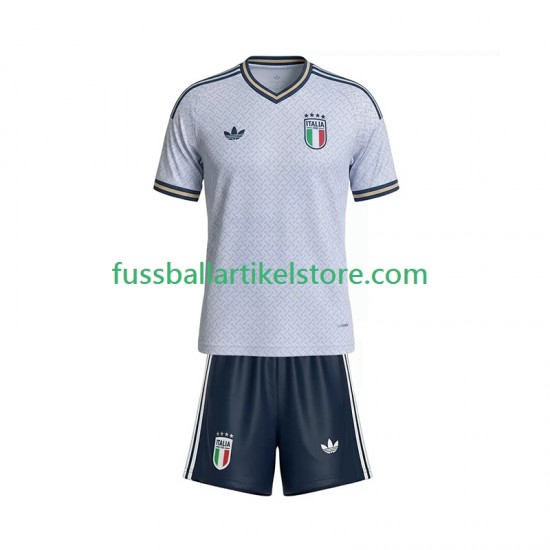Italien Auswärtsausrüstung 2026 Kinder Set(Trikot und Hose) S/S