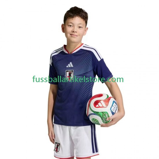 Japan Heimausrüstung World Cup 2026 Kinder Set(Trikot und Hose) S/S