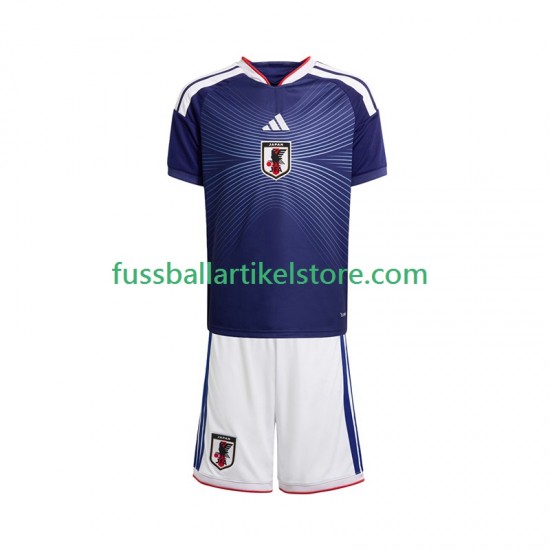 Japan Heimausrüstung World Cup 2026 Kinder Set(Trikot und Hose) S/S